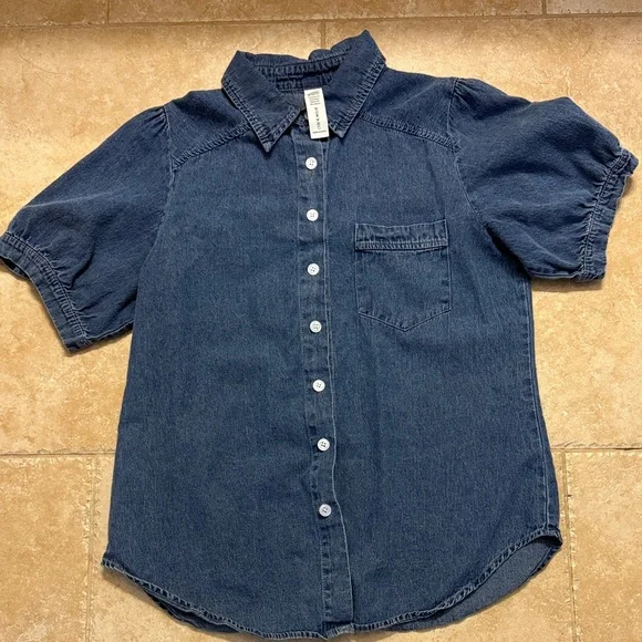 Women’s Denim Button-Up Shirts - 2 - Picture 2 of 6